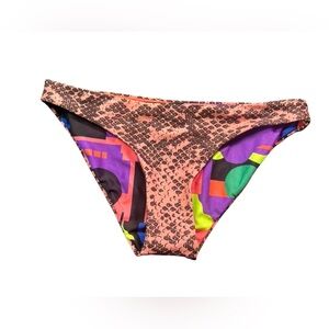 MAAJI hipster bikini swim bottom 000006183 geometric shapes reversible NWT